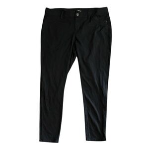 Maurices Black Slim Fit Trousers With Rear Pockets and Belt Loops size XL short
